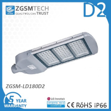 Glass Cover 180W LED Street Light with Ce RoHS
